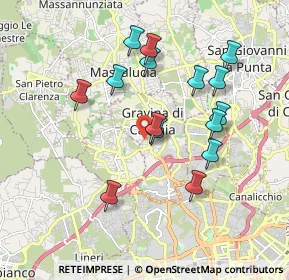 Mappa Via Vecchia S. Giovanni, 95030 Gravina di Catania CT, Italia (1.98267)