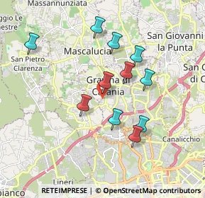 Mappa Via Vecchia S. Giovanni, 95030 Gravina di Catania CT, Italia (1.86182)