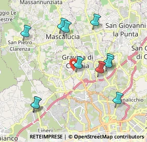 Mappa Via Vecchia S. Giovanni, 95030 Gravina di Catania CT, Italia (2.40636)