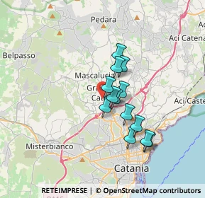 Mappa Via Vecchia S. Giovanni, 95030 Gravina di Catania CT, Italia (2.79846)