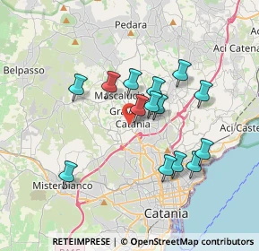 Mappa Via Vecchia S. Giovanni, 95030 Gravina di Catania CT, Italia (3.50571)