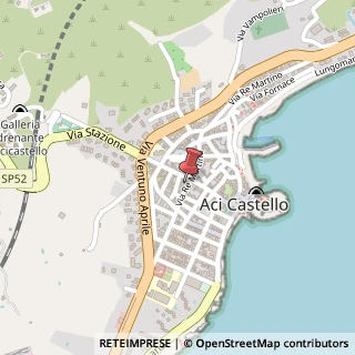 Mappa Via Re Martino, 172, 95021 Aci Castello, Catania (Sicilia)