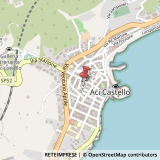 Mappa Via Re Martino,  145, 95021 Aci Castello, Catania (Sicilia)