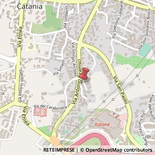 Mappa Via Antonio Gramsci, 42, 95030 Gravina di Catania, Catania (Sicilia)