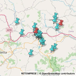 Mappa Via G. Fava, 94100 Enna EN, Italia (6.0845)