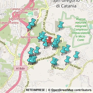 Mappa Via Giotto, 95027 Catania CT, Italia (0.44286)