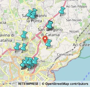 Mappa Via Giotto, 95027 Catania CT, Italia (2.53)