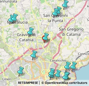 Mappa Via Giuseppe de Felice, 95030 Sant'Agata li Battiati CT, Italia (3.29588)