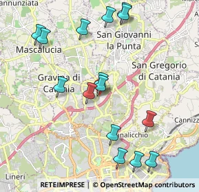 Mappa Via Giuseppe de Felice, 95030 Sant'Agata li Battiati CT, Italia (2.51933)