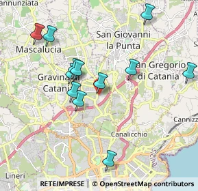 Mappa Via Giuseppe de Felice, 95030 Sant'Agata li Battiati CT, Italia (2.16417)