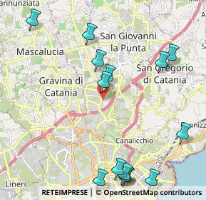 Mappa Via Giuseppe de Felice, 95030 Sant'Agata li Battiati CT, Italia (2.94571)