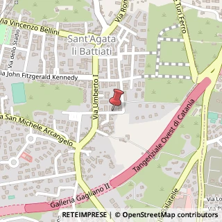 Mappa Via Giuseppe de Felice, 37, 95030 Sant'Agata li Battiati, Catania (Sicilia)