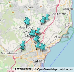 Mappa Via Giuseppe de Felice, 95030 Sant'Agata li Battiati CT, Italia (2.86688)