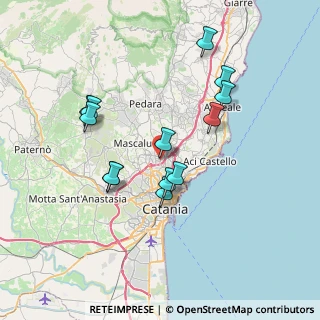 Mappa Via umberto, 95030 Sant'Agata li Battiati CT, Italia (7.63231)