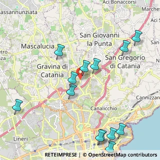 Mappa Via umberto, 95030 Sant'Agata li Battiati CT, Italia (2.93)