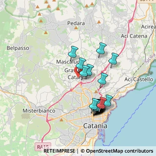 Mappa Via Etnea, 95030 Gravina di Catania CT, Italia (4.0525)