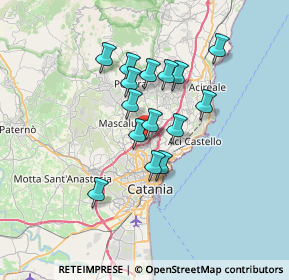 Mappa Piazza Giovanni Falcone, 95030 Sant'Agata li Battiati CT, Italia (6.012)