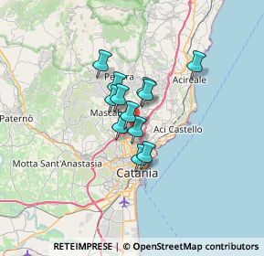 Mappa 95030 Sant'Agata li Battiati CT, Italia (4.40833)