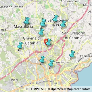 Mappa 95030 Sant'Agata li Battiati CT, Italia (2.20583)