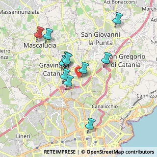Mappa 95030 Sant'Agata li Battiati CT, Italia (1.91091)