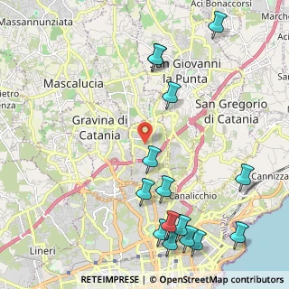 Mappa 95030 Sant'Agata li Battiati CT, Italia (3.06533)