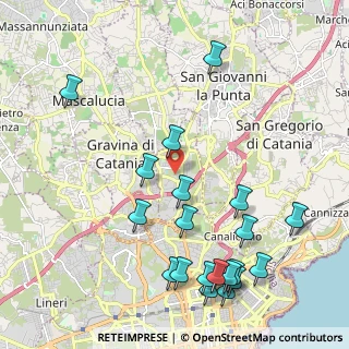 Mappa 95030 Sant'Agata li Battiati CT, Italia (2.8615)