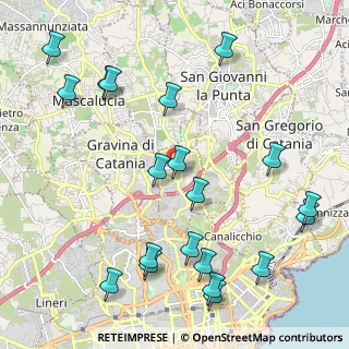 Mappa 95030 Sant'Agata li Battiati CT, Italia (2.9245)