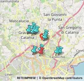 Mappa Piazza Giovanni Falcone, 95030 Sant'Agata li Battiati CT, Italia (1.31667)