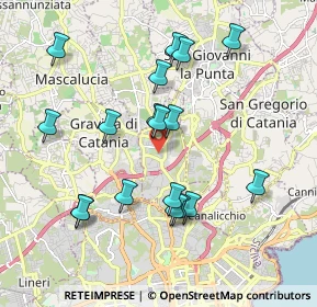 Mappa 95030 Sant'Agata li Battiati CT, Italia (2.14222)