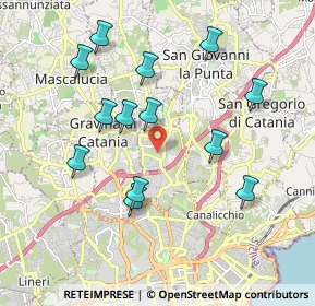 Mappa 95030 Sant'Agata li Battiati CT, Italia (2.13923)
