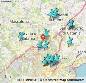 Mappa 95030 Sant'Agata li Battiati CT, Italia (2.3375)