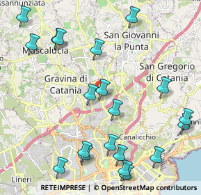 Mappa Piazza Giovanni Falcone, 95030 Sant'Agata li Battiati CT, Italia (2.9245)