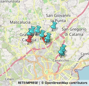 Mappa 95030 Sant'Agata li Battiati CT, Italia (1.30636)