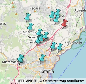 Mappa 95030 Sant'Agata li Battiati CT, Italia (3.62063)