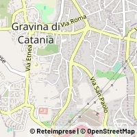 Mapa Gravina di Catania