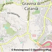 Mapa Gravina di Catania