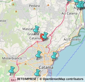 Mappa Via delle Rose, 95030 Sant'Agata li Battiati CT, Italia (7.05091)