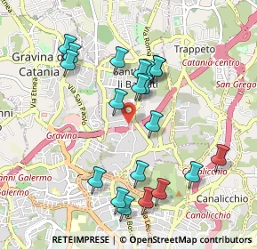 Mappa Via delle Rose, 95030 Sant'Agata li Battiati CT, Italia (1.078)