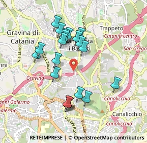 Mappa Via delle Rose, 95030 Sant'Agata li Battiati CT, Italia (0.9555)