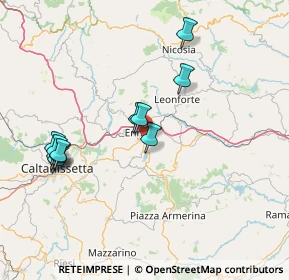 Mappa Via Giuseppe D'Angelo, 94100 Enna EN, Italia (16.98818)