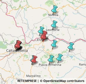Mappa Via Giuseppe D'Angelo, 94100 Enna EN, Italia (17.017)