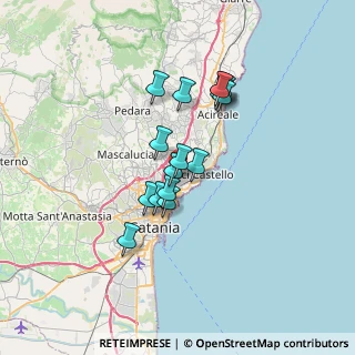 Mappa Via Tevere, 95027 San Gregorio di Catania CT, Italia (5.92625)