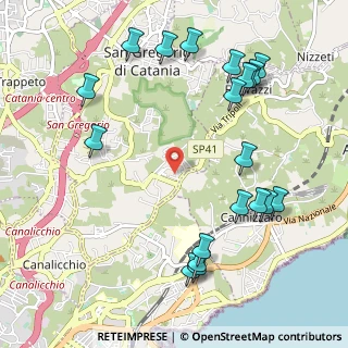 Mappa Via Tevere, 95027 San Gregorio di Catania CT, Italia (1.418)
