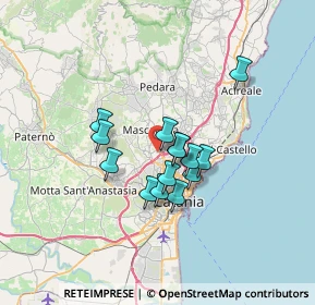 Mappa Via Giuseppe Giusti, 95030 Gravina di Catania CT, Italia (5.44714)