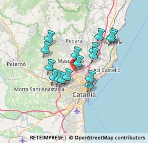 Mappa Via Giuseppe Giusti, 95030 Gravina di Catania CT, Italia (5.995)