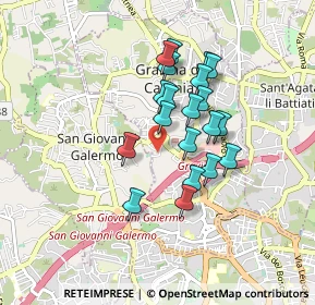 Mappa Via Giuseppe Giusti, 95030 Gravina di Catania CT, Italia (0.7865)