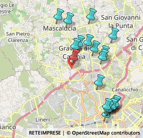 Mappa Via Giuseppe Giusti, 95030 Gravina di Catania CT, Italia (2.5635)