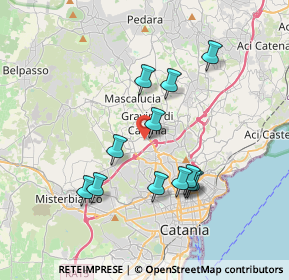 Mappa Via Giuseppe Giusti, 95030 Gravina di Catania CT, Italia (3.78417)