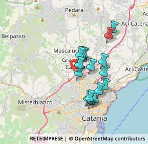 Mappa Via Giuseppe Giusti, 95030 Gravina di Catania CT, Italia (3.19)