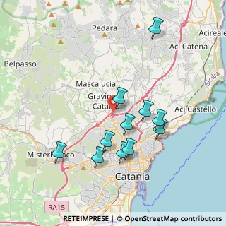 Mappa Via Salvatore Quasimodo, 95030 Gravina di Catania CT, Italia (4.04091)
